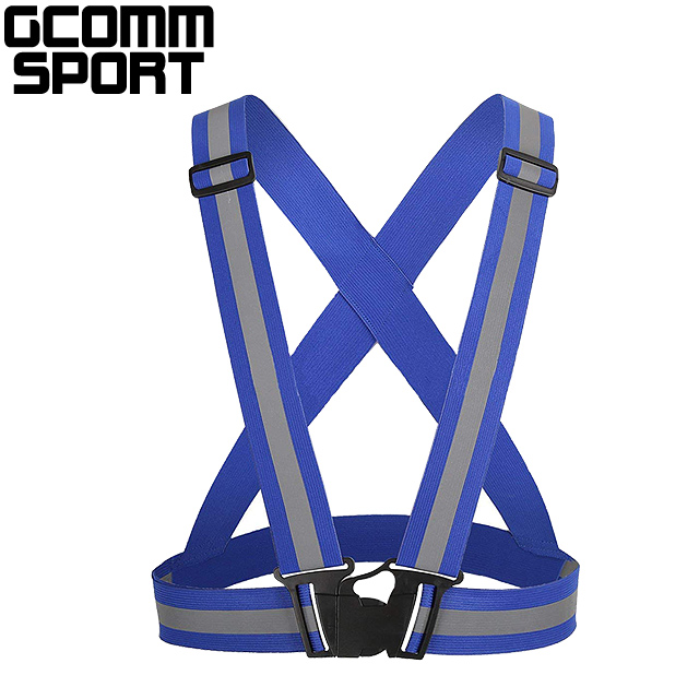GCOMM SPORT 多用途運動高反光安全背心 反光藍