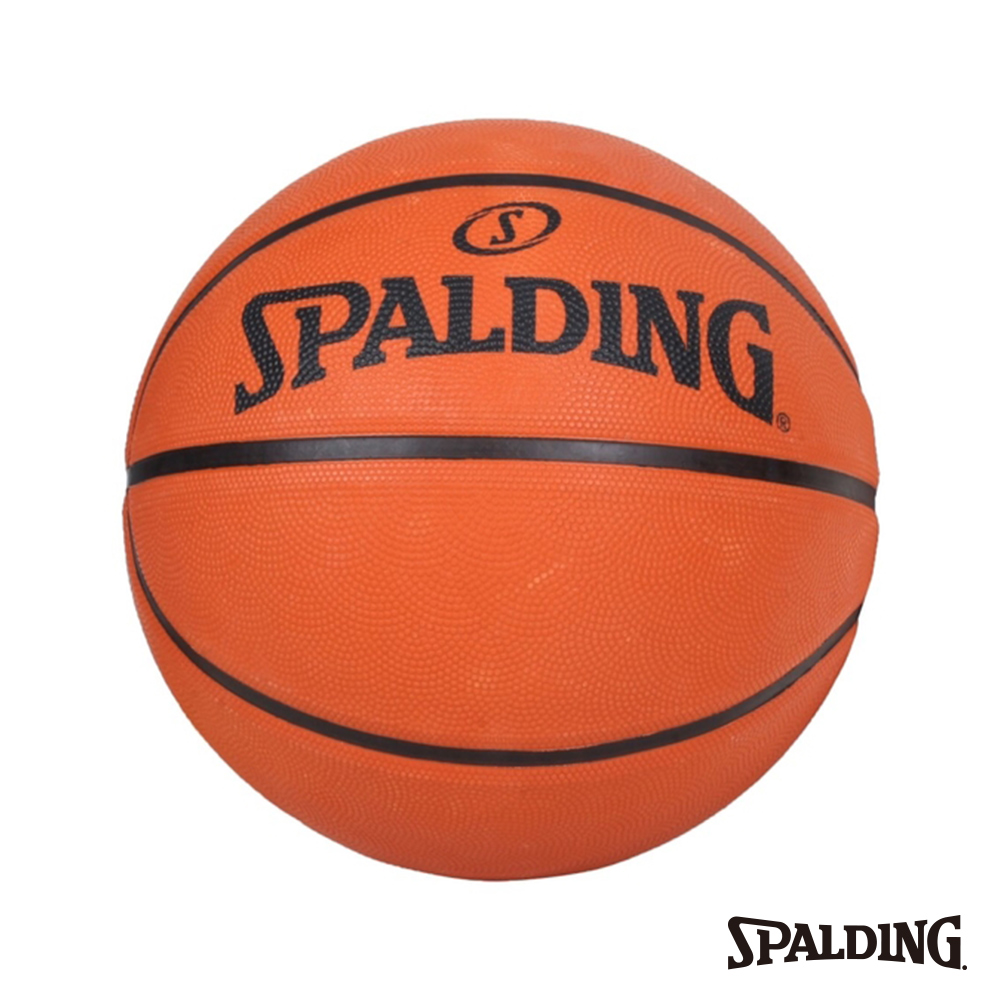 SPALDING 斯伯丁 SP 棕色 橡膠款 7號籃球