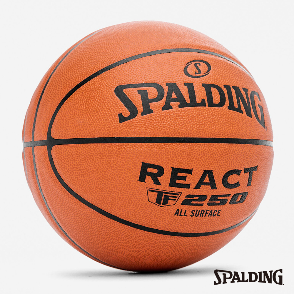 SPALDING 斯伯丁 TF-250 React 籃球 合成皮 7號球