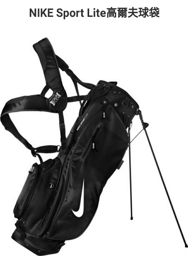 Nike Golf Sport Lite 輕量高爾夫腳架袋 黑(白勾勾)