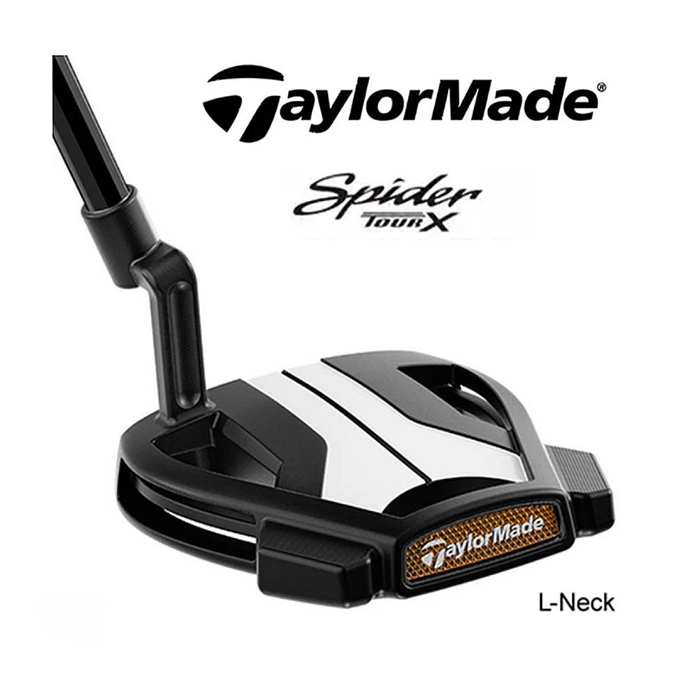 TaylorMade Spider Tour X L-Neck 黑色系列推桿