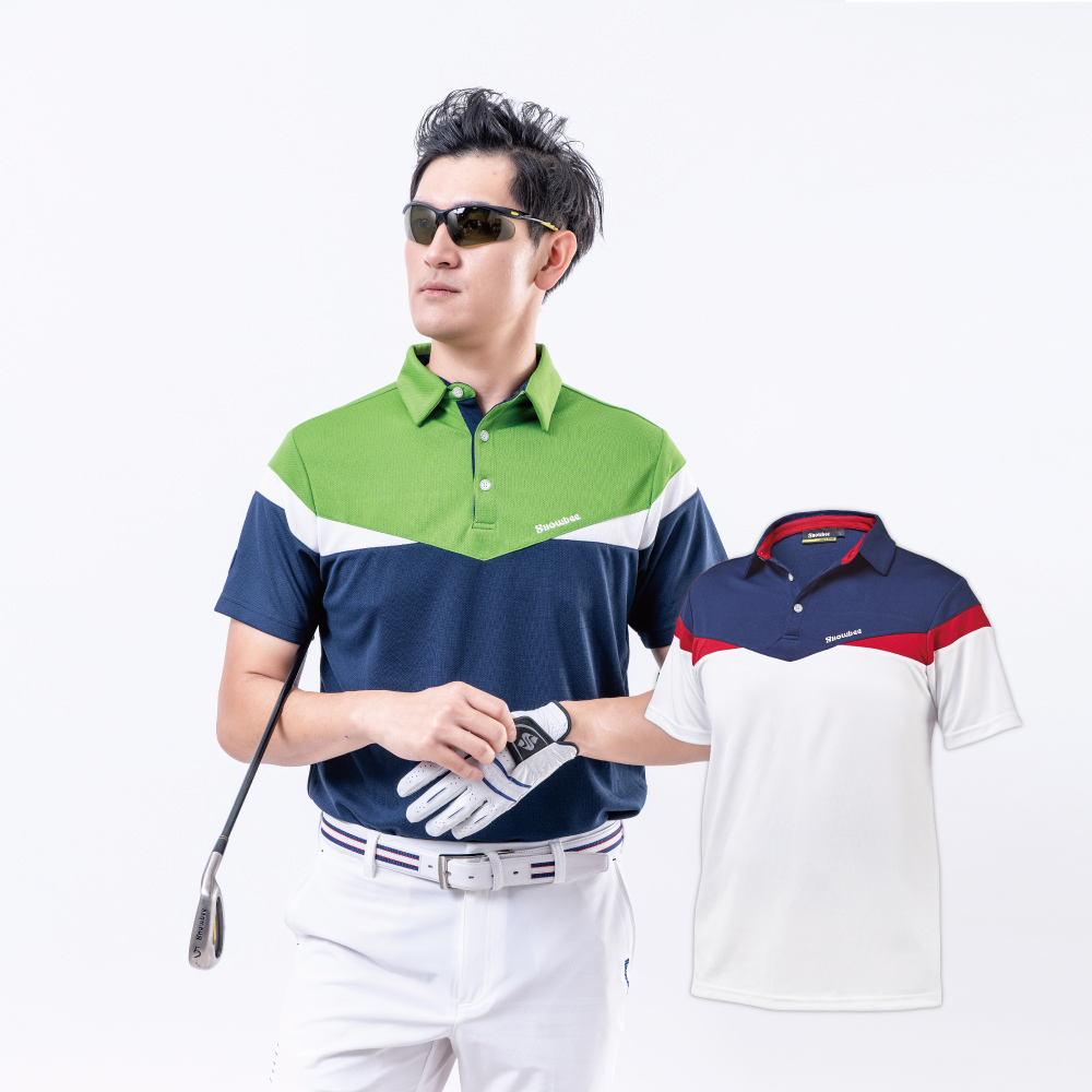 Snowbee Golf 男款知性風格短袖POLO衫