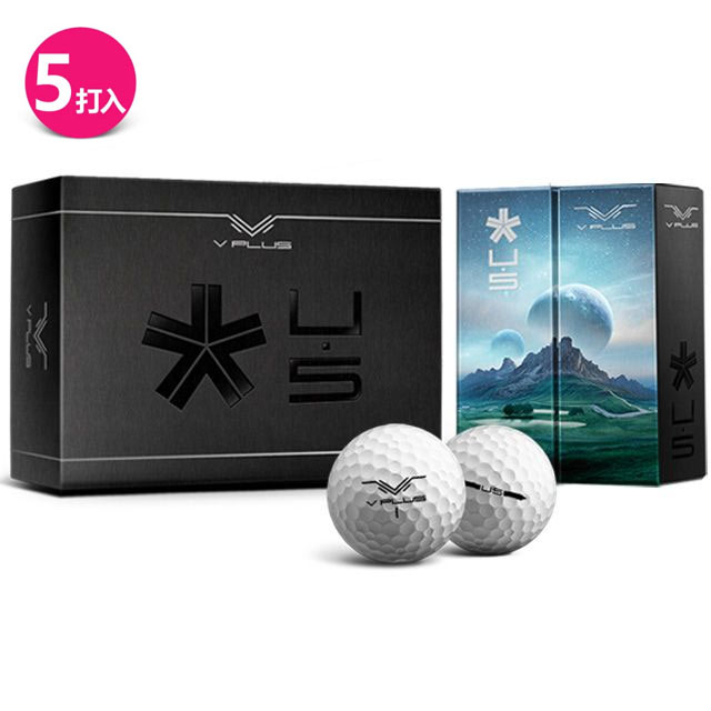 V PLUS U5 Golf Ball 高爾夫球 (5-piece)(獨賣款) 五層球*5打入