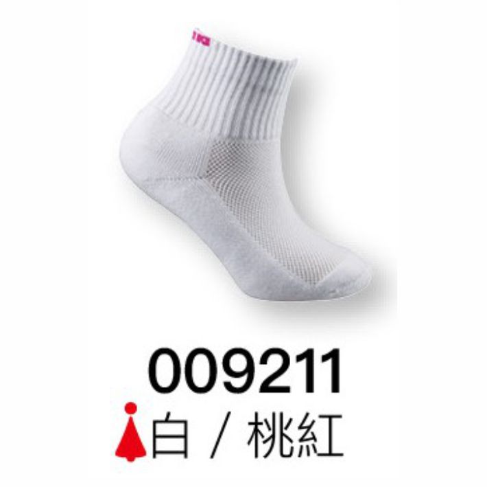 SASAKI(女)精梳棉質運動短襪(透氣式襪底)009211