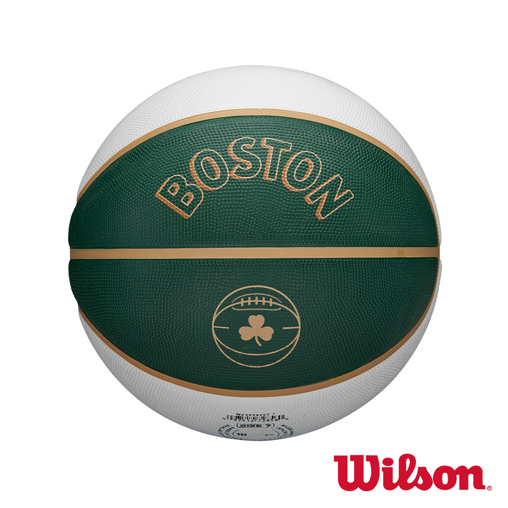 WILSON NBA 城市系列 賽爾提克 橡膠 籃球 7號
