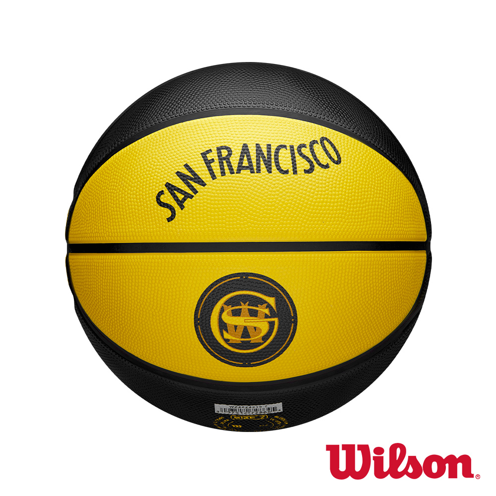 WILSON NBA 城市系列 勇士 橡膠 籃球 7號