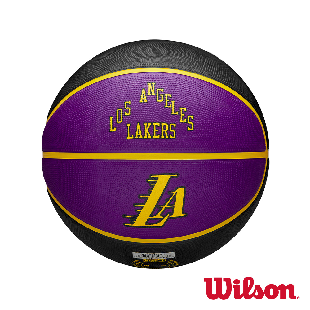 WILSON NBA 城市系列 湖人 橡膠 籃球 7號