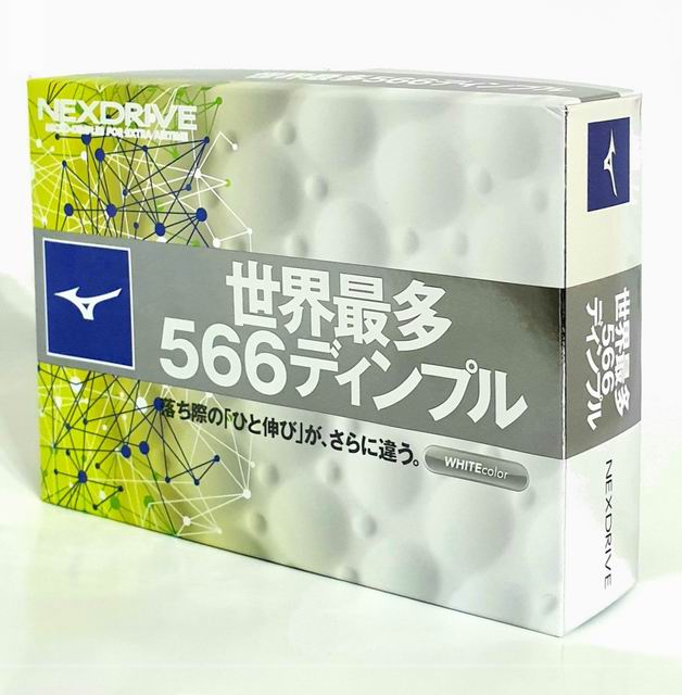 世界最多風洞球 Mizuno JPX NEXDRIVE 566風洞 高爾夫球 白球