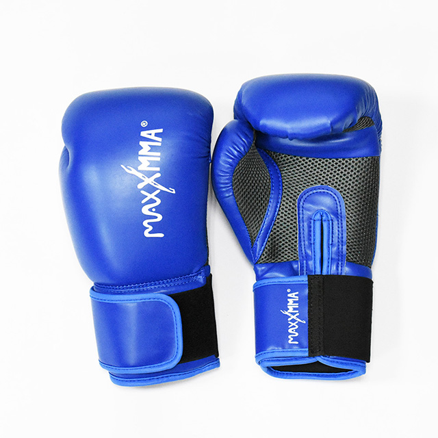 MaxxMMA 戰鬥款拳擊手套-藍-散打/搏擊/MMA/格鬥/拳擊