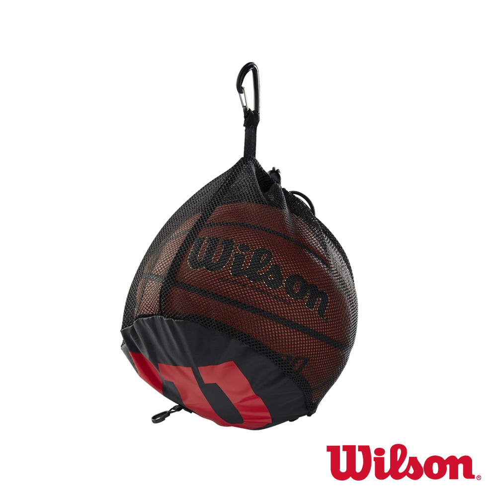 WILSON 單顆裝籃球網袋, OS