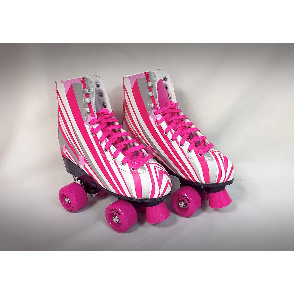 【英萊斯克InLask】流行復古系列 四輪溜冰鞋(粉紅)