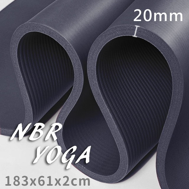 20mm瑜珈墊(黑)