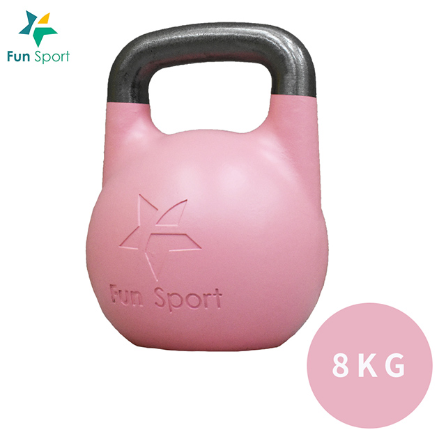 Fun Sport 競技壺鈴 kettlebell-8kg(粉)