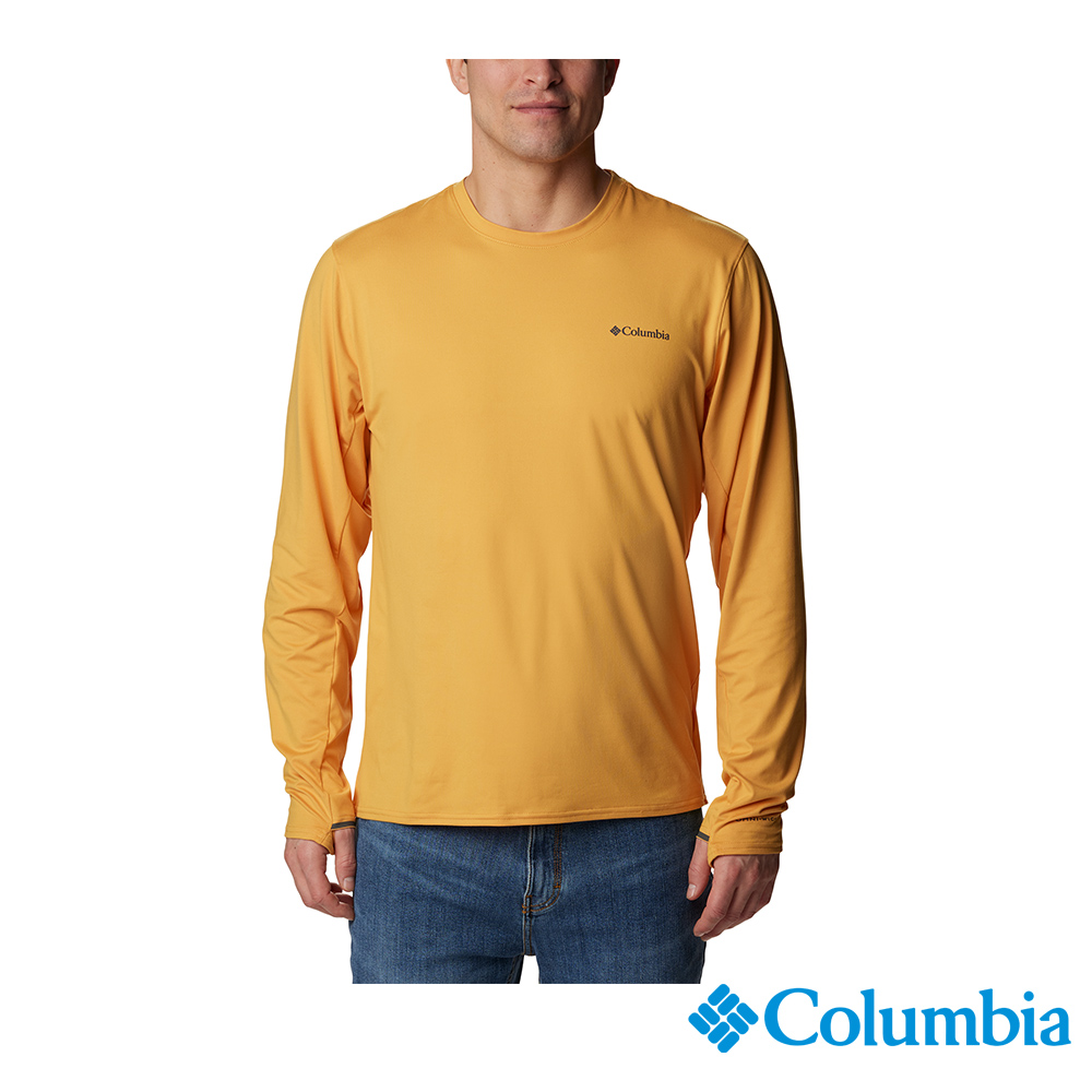 Columbia 哥倫比亞 男款 - Tech Trail™ UPF 50防曬快排上衣-黃色 UAE07730YL-HF