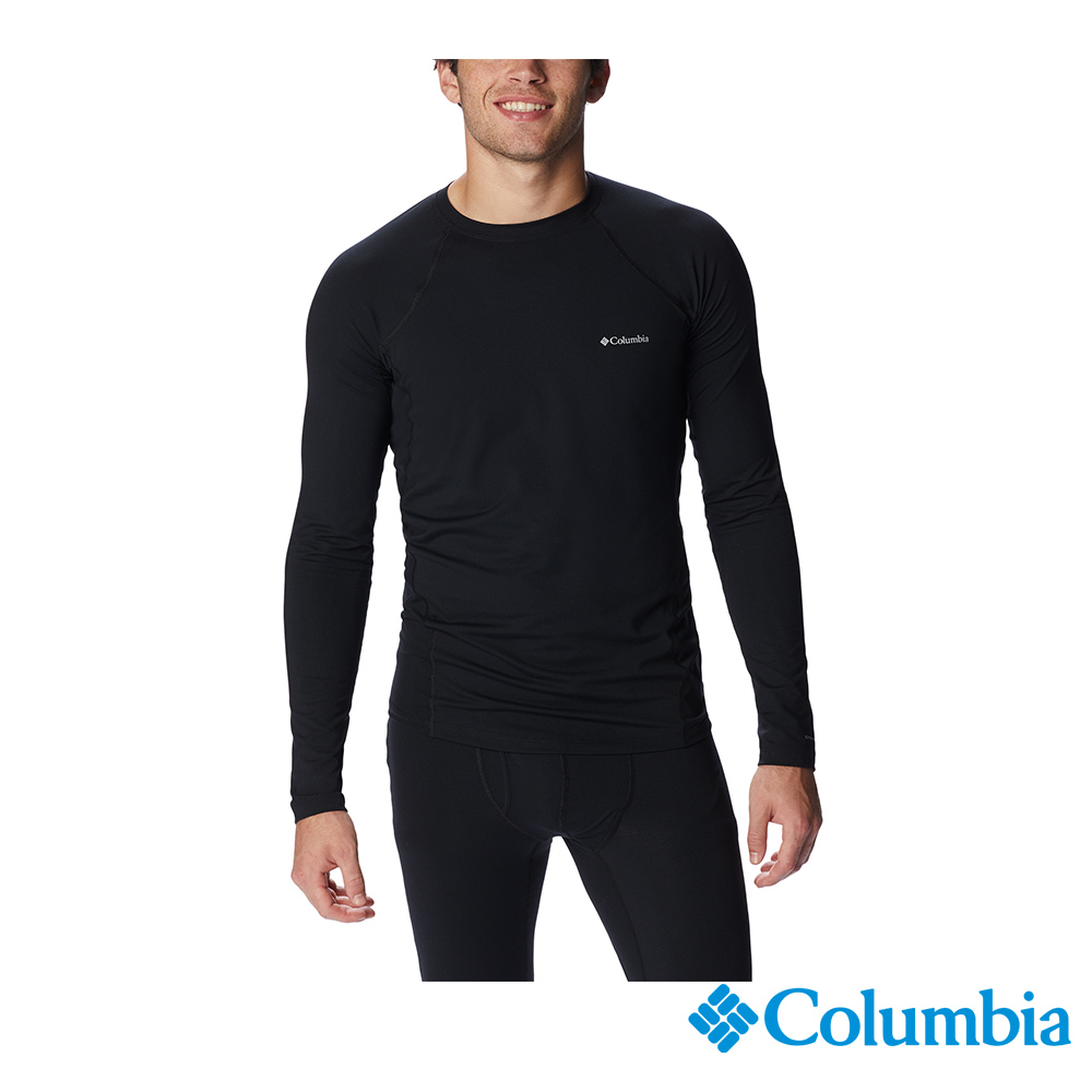Columbia 哥倫比亞 男款 - Midweight Stretch™ 保暖快排內著上衣-黑色 UAM63230BK-HF