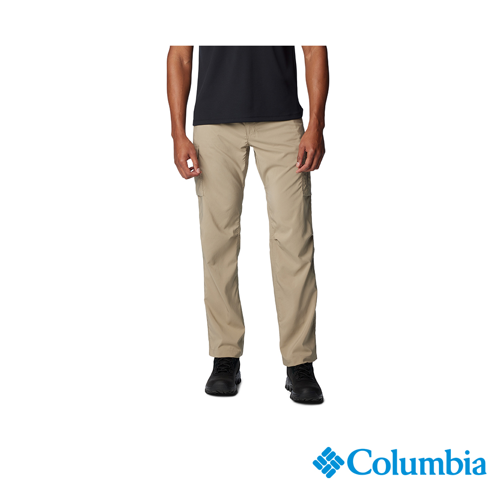 Columbia 哥倫比亞 男款- UPF50超防曬快排長褲-淺卡其 UAJ91840HI/JS