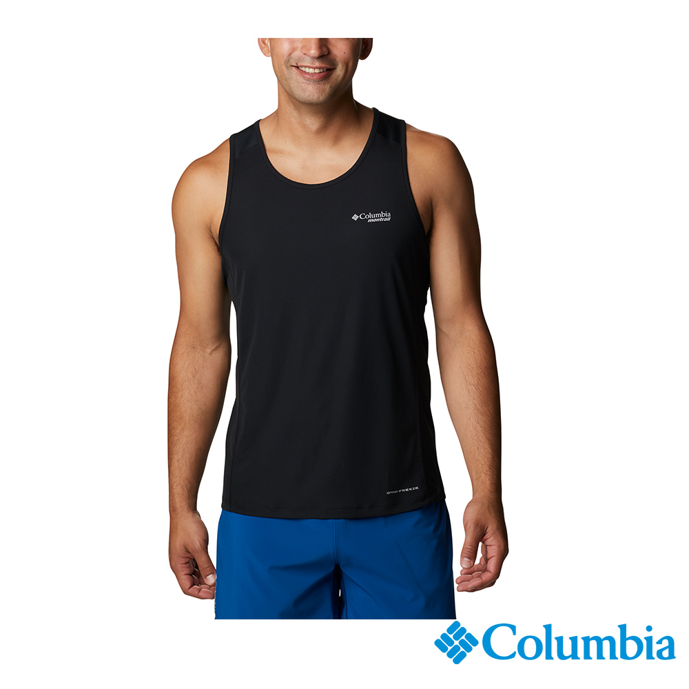 Columbia 哥倫比亞 男款-涼感快排背心-黑色 UAE87700BK