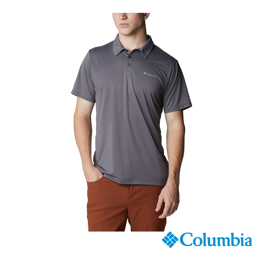 Columbia哥倫比亞 男款- Omni-Wick快排POLO衫-深灰 UAE36140DY (2023春夏)