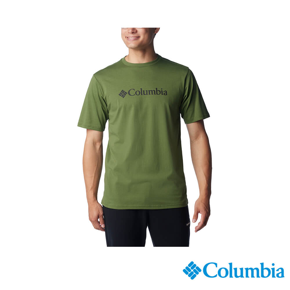 Columbia哥倫比亞 男款 短袖T恤-綠色 UJO15860GR(2024春夏)