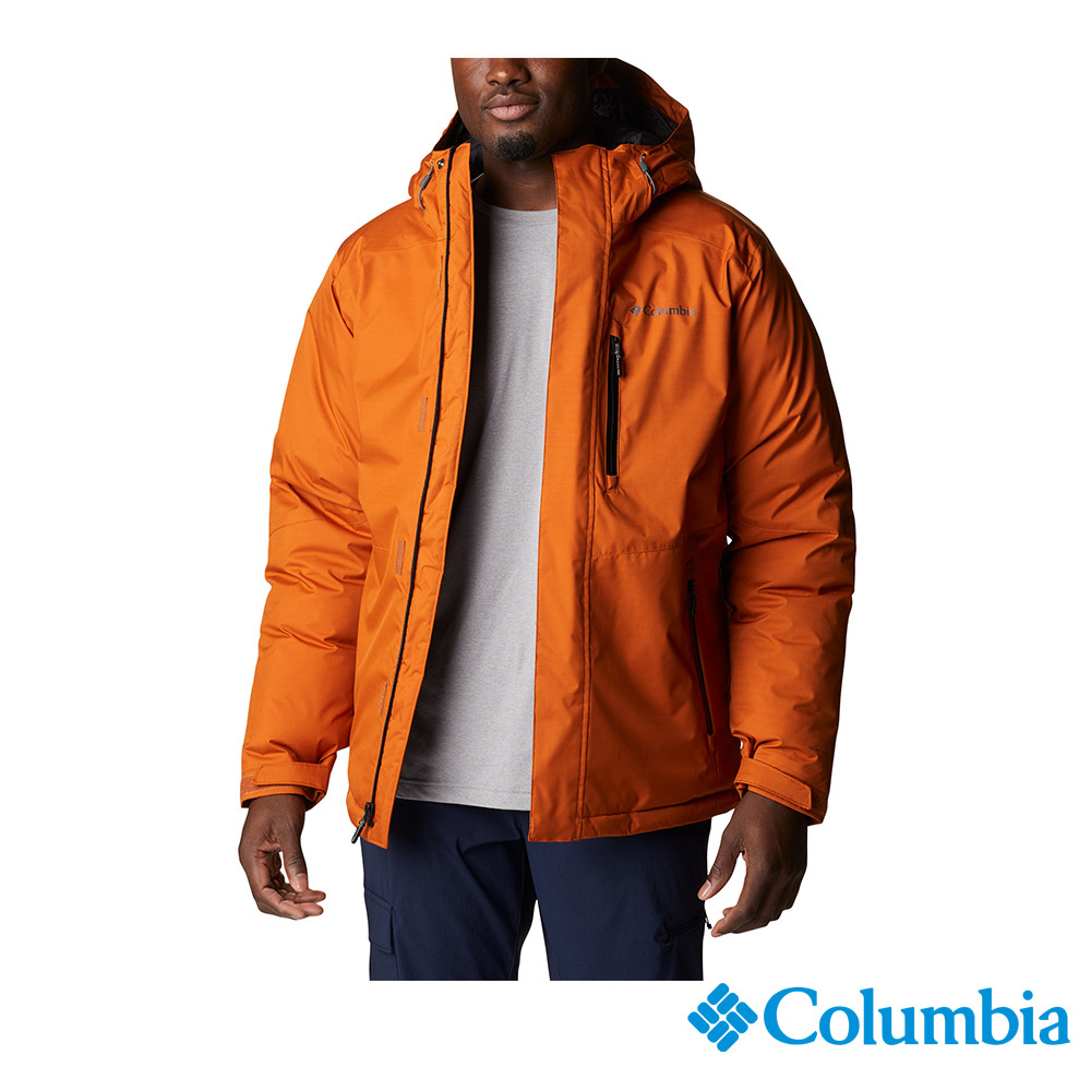 Columbia 哥倫比亞 男款 - Omni Tech防水極暖連帽外套-銅棕 UWE67640IX / FW22
