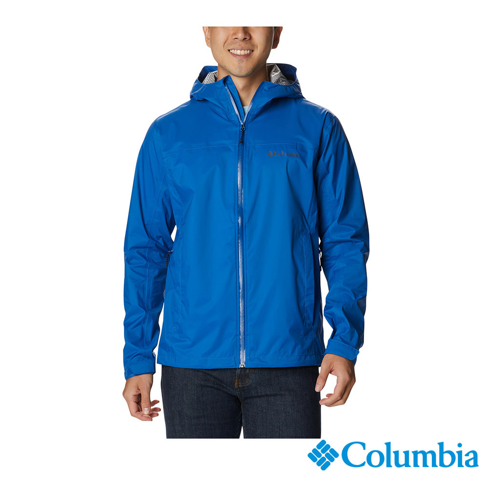 Columbia 哥倫比亞 男款-Omni-Tech 防水快排外套-藍色 URE20230BL / FW22