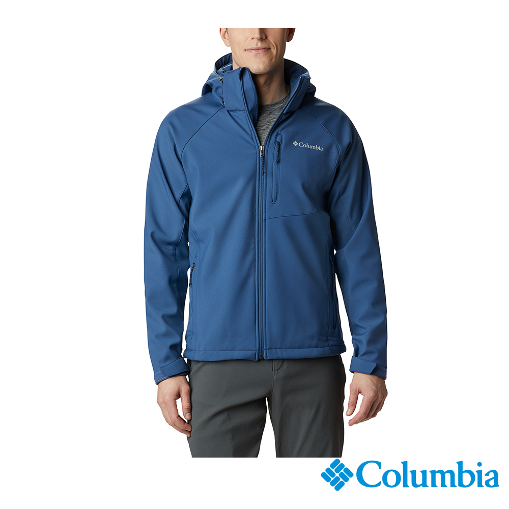 Columbia哥倫比亞 男款-軟殼外套-墨藍 UWE32410IB / FW22