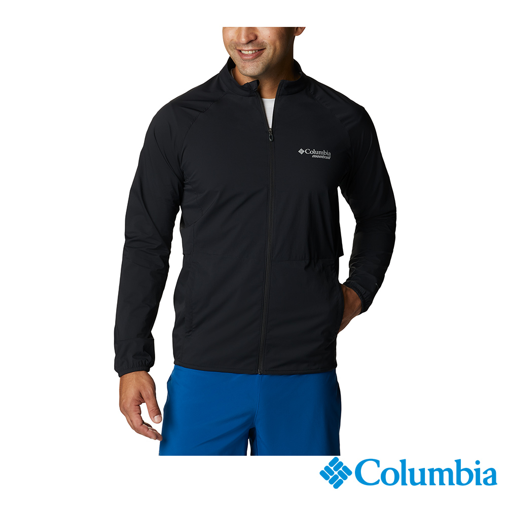Columbia 哥倫比亞 男款- Omni-Shield野跑防風防潑外套-黑色 UWE37020BK (2023春夏)