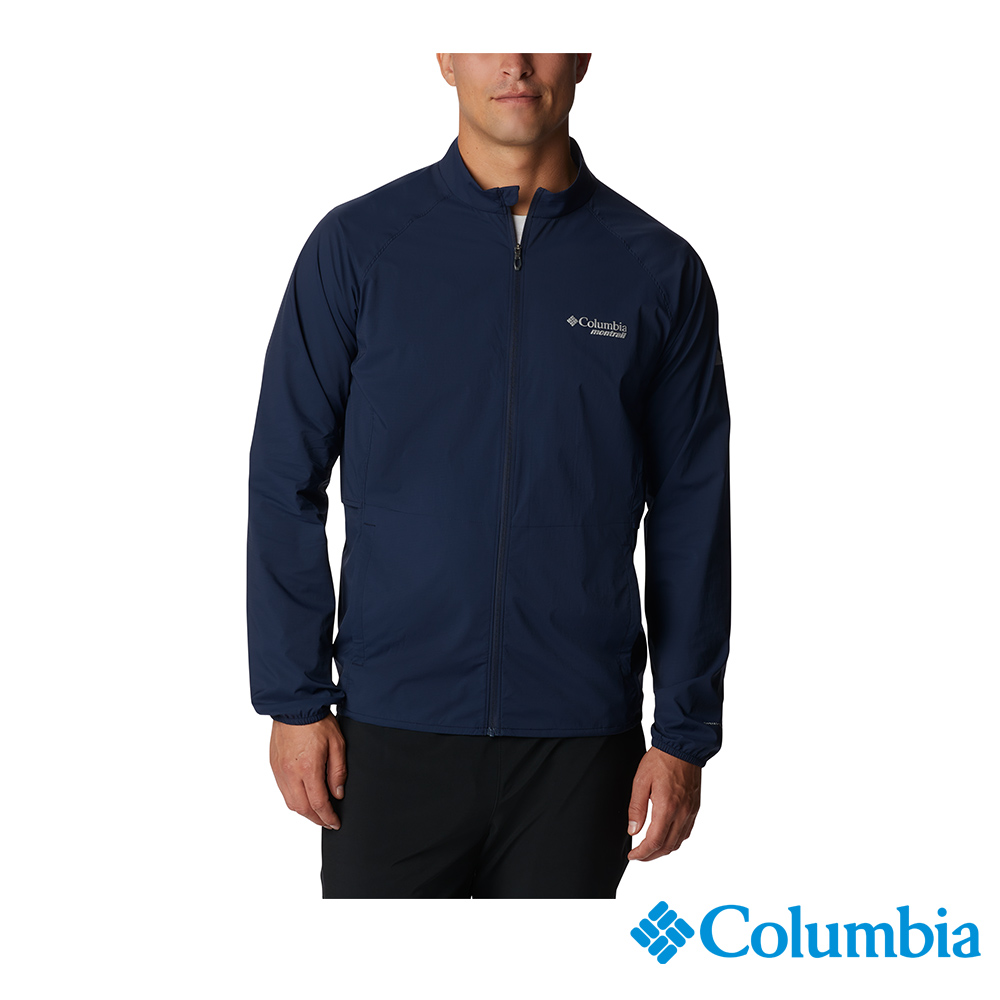 Columbia 哥倫比亞 男款- Omni-Shield野跑防風防潑外套-深藍 UWE37020NY (2023春夏)