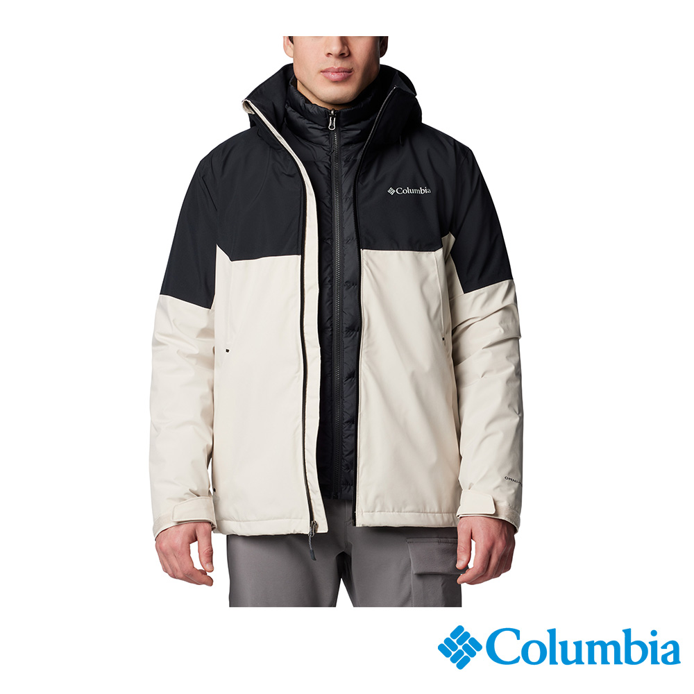 Columbia 哥倫比亞 男款 - Cascade Peak™OT防水極暖兩件式羽絨外套-卡其 UWE66710KI/IF