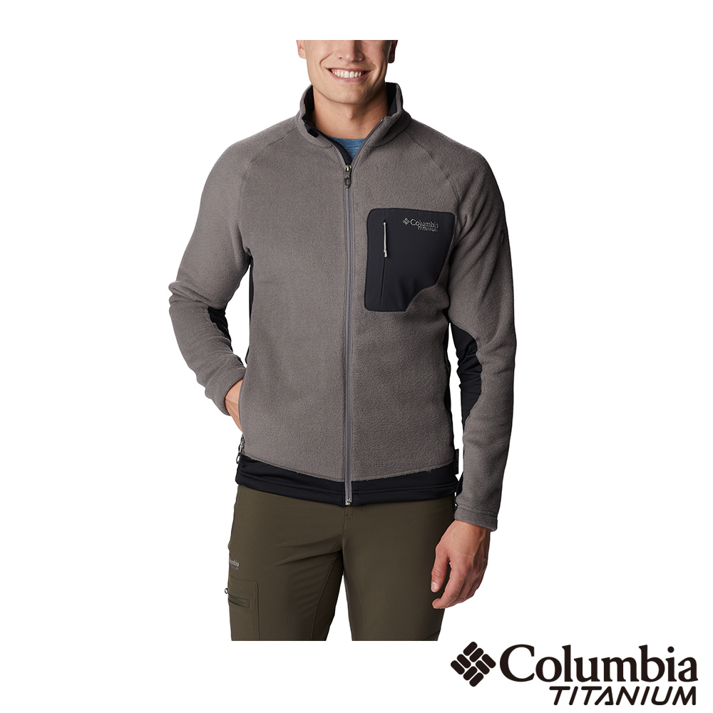 Columbia哥倫比亞 男款-鈦 PT快排刷毛外套-深灰 UEE02380DY /FW22