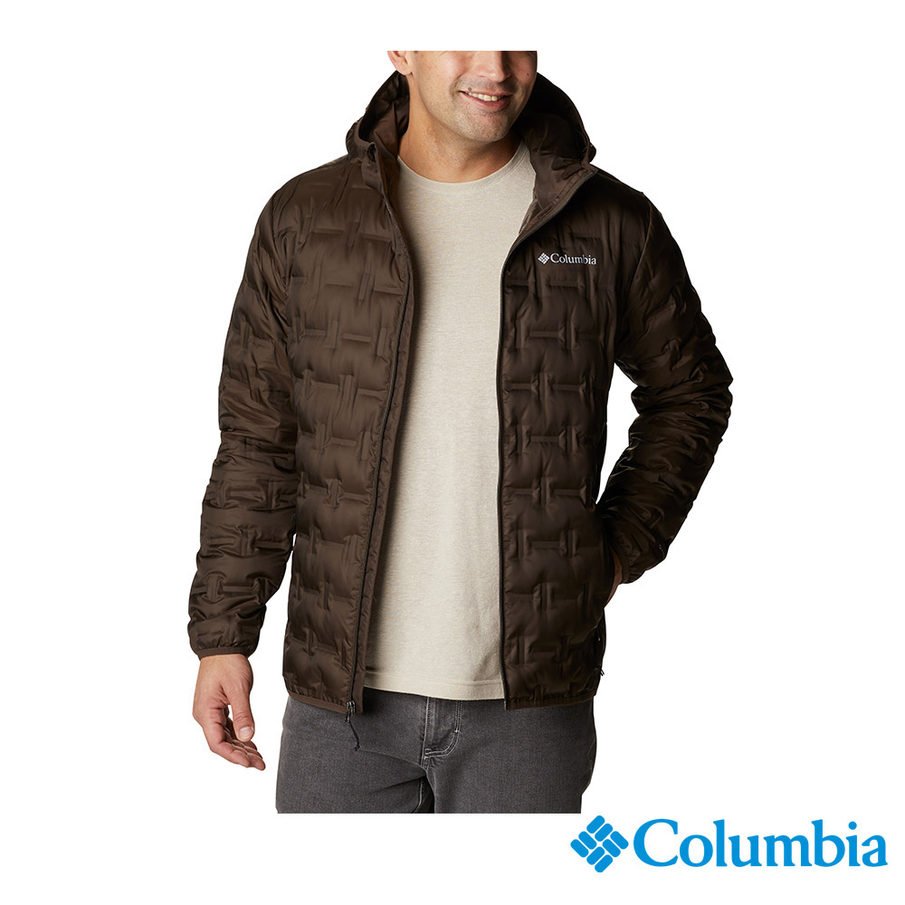 Columbia哥倫比亞 男款-保暖650羽絨連帽外套-銅棕 UWE09540IX /FW22