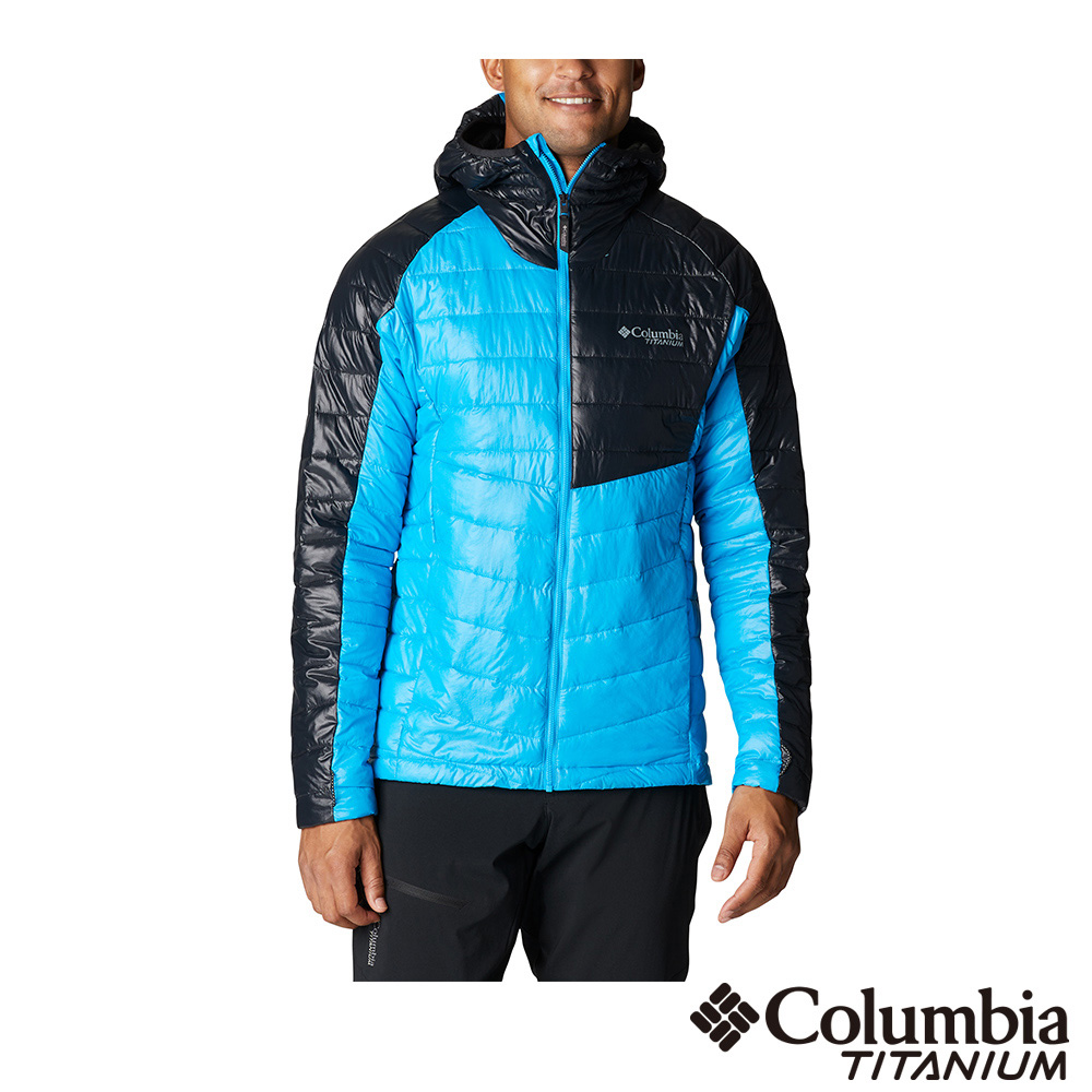 Columbia哥倫比亞 男款-Omni-Heat™ Infinity 鈦極暖連帽外套-藍色 UWO28080BL / FW22