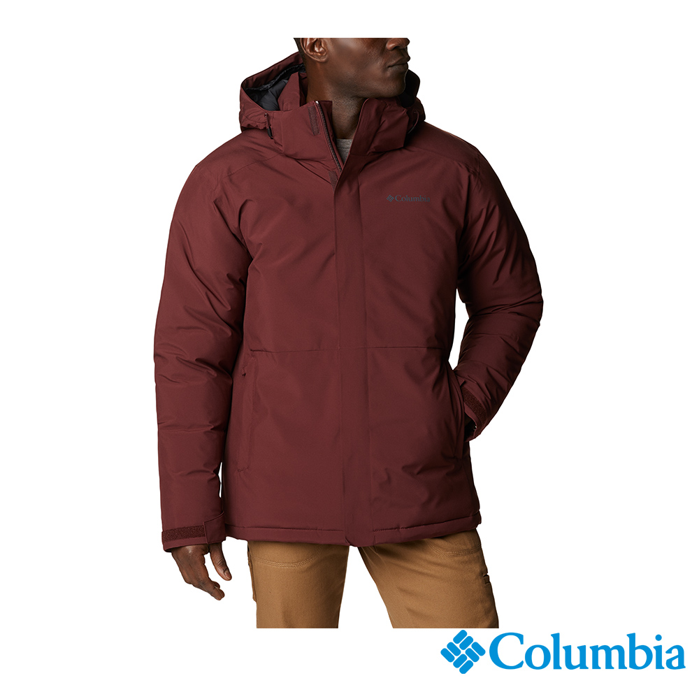 Columbia哥倫比亞 男款- Omni-Tech防水極暖外套-暗紅 UWE74120WE / FW22