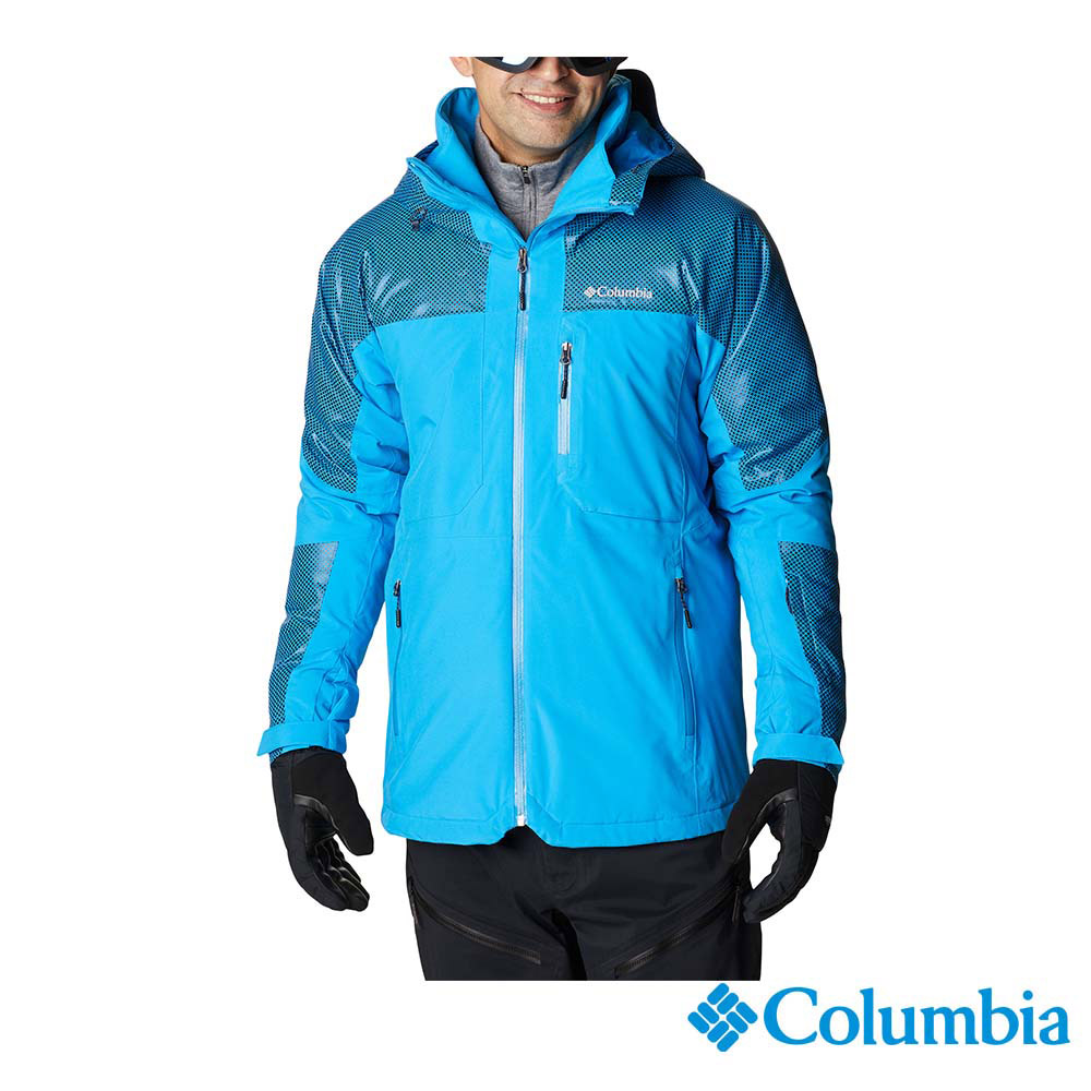 Columbia哥倫比亞 男款- Omni-Heat™ Infinity極暖蓄熱OT防水連帽外套-藍色 UWE78070BL / FW22