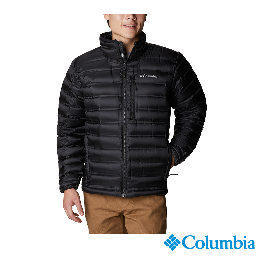Columbia哥倫比亞 男款- Omni-Heat™ Infinity極暖立領羽絨外套-黑色 UWE82870BK / FW22