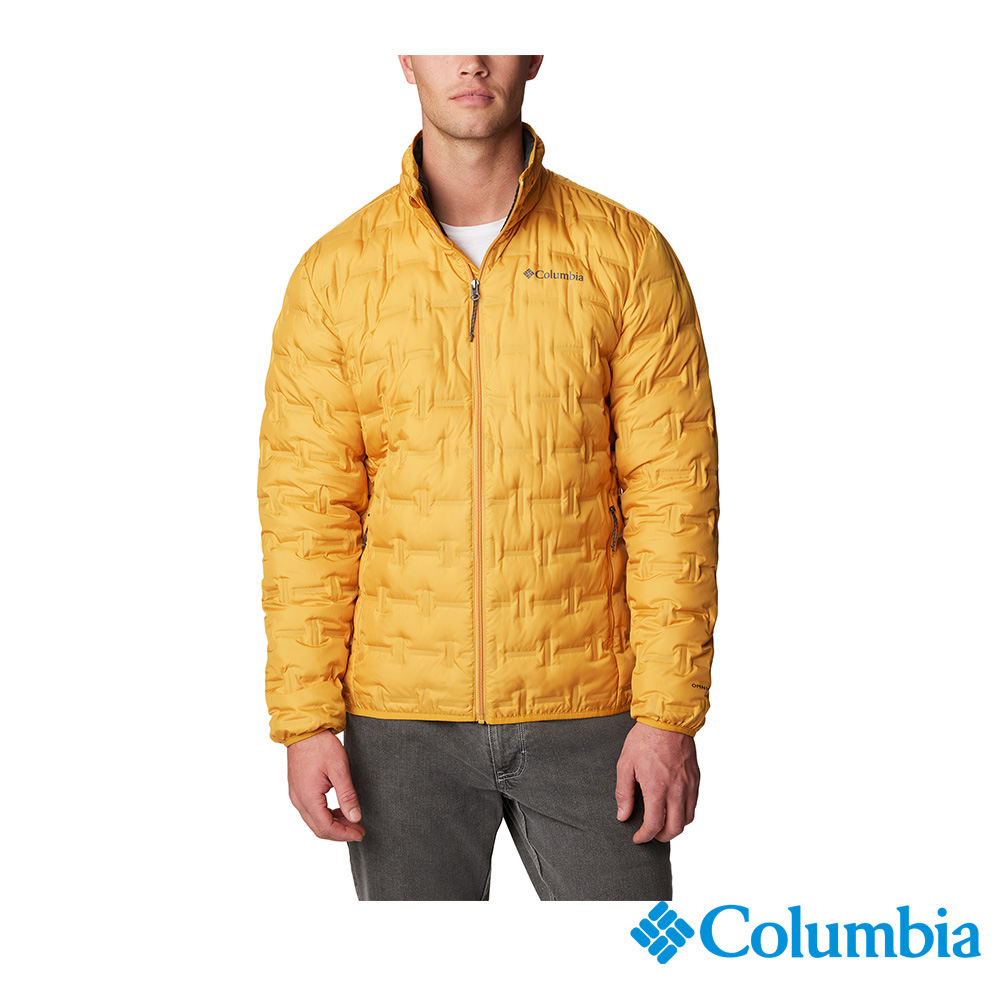 Columbia 哥倫比亞 男款 - Delta Ridge™ 保暖羽絨立領外套-黃色 UWE09550YL-HF