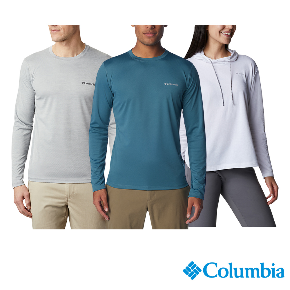 Columbia 哥倫比亞 男女款-涼感快排長袖上衣(2024春夏)
