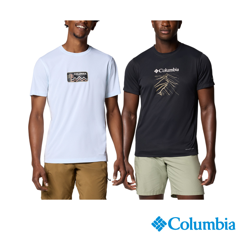 Columbia 哥倫比亞 男款- 防曬UPF50涼感快排短袖上衣 UAE37720(2025春夏)
