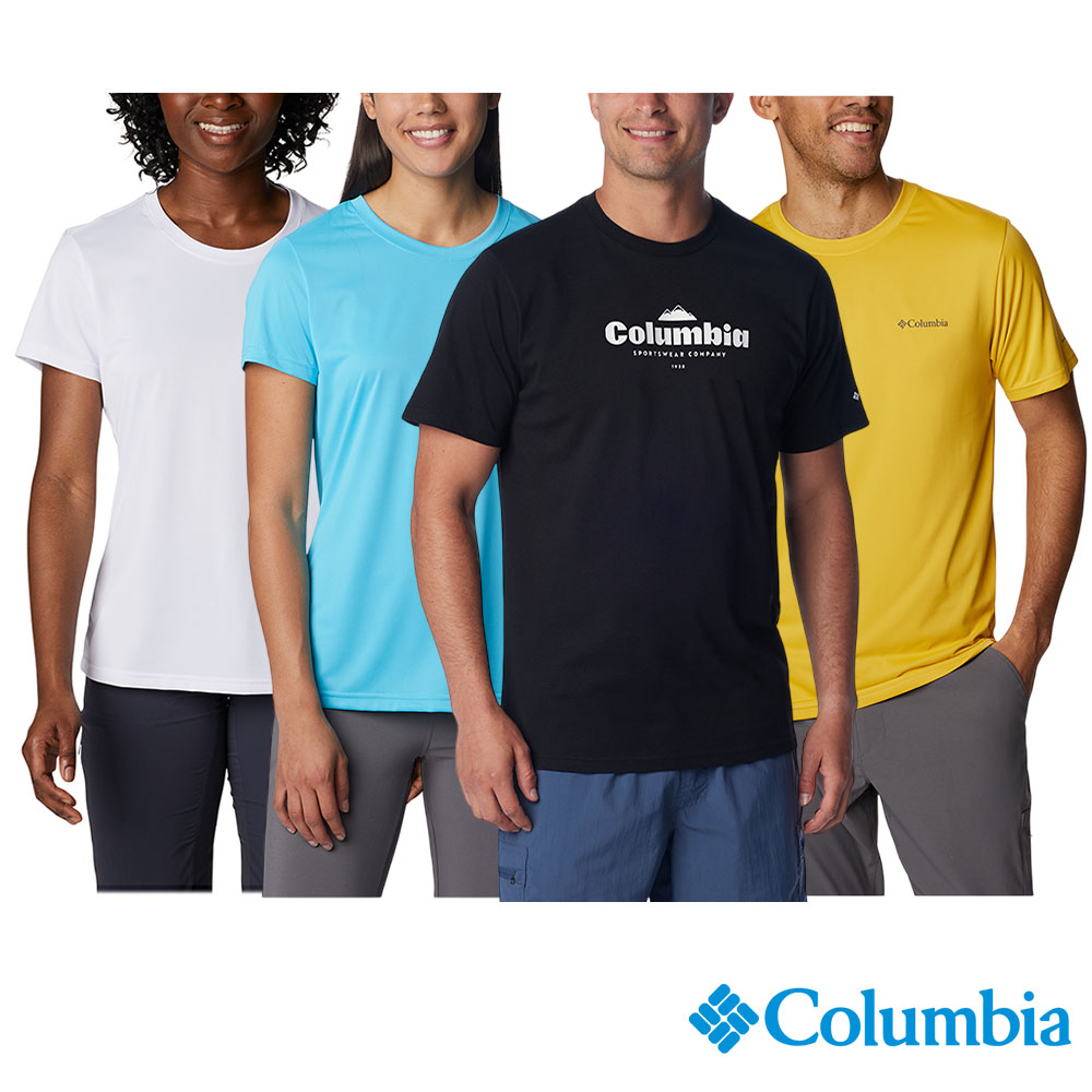 Columbia 哥倫比亞 男女款-快排短袖上衣 (多款任選)