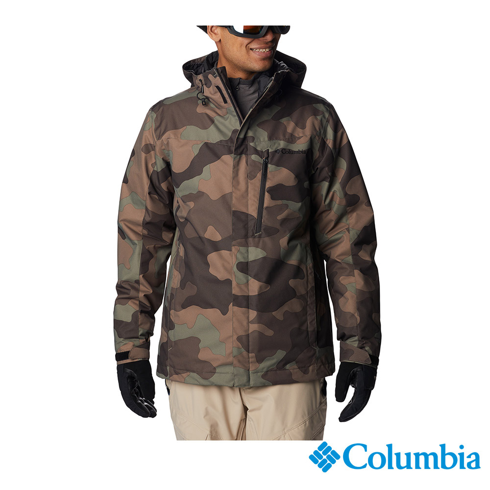【Columbia哥倫比亞】男款Omni-Tech防水保暖兩件式外套-迷彩 UWE11550NC / FW22