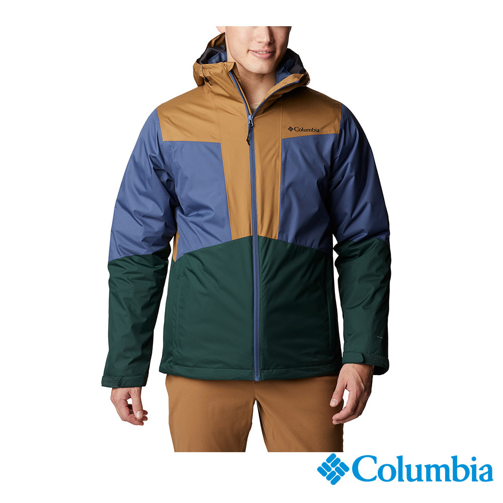 【Columbia哥倫比亞】男款Omni-Tech防水保暖兩件式外套-墨藍 UWE59790IB / FW22
