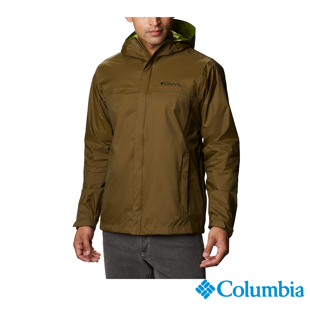Columbia 哥倫比亞 男款-Omni-Tech 防水外套-橄欖綠 URE24330OL