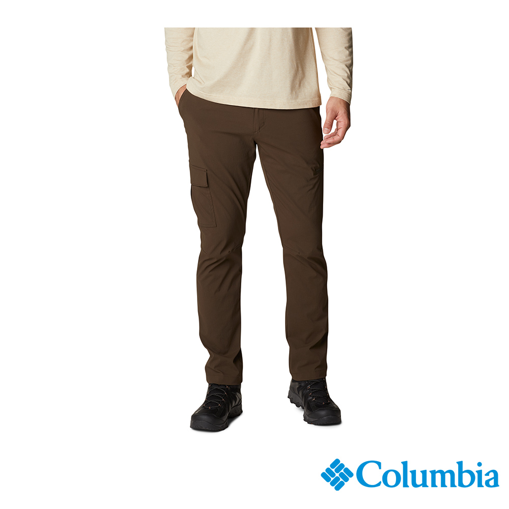 Columbia哥倫比亞 男款-Omni-Shield™ Release超防潑長褲-深棕 UAE85500