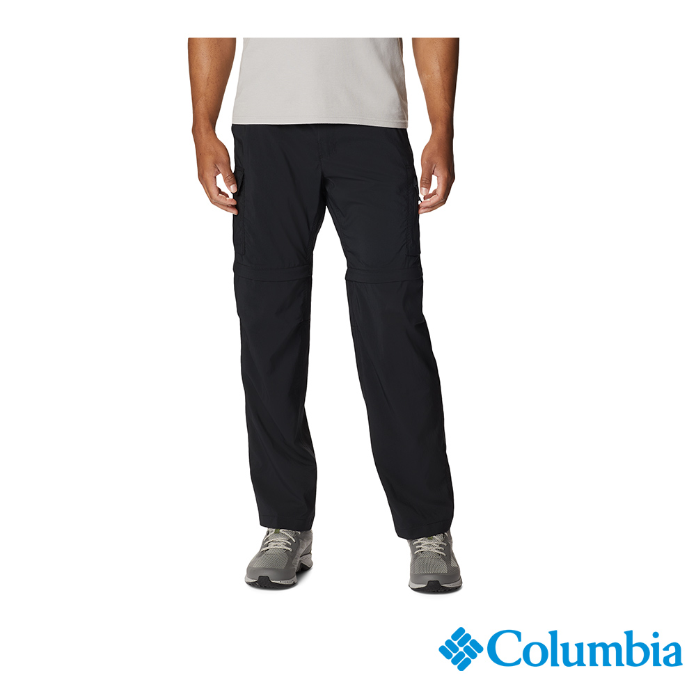 Columbia哥倫比亞 男款-Omni-Wick防潑UPF50兩截褲-黑色 UAE98340BK