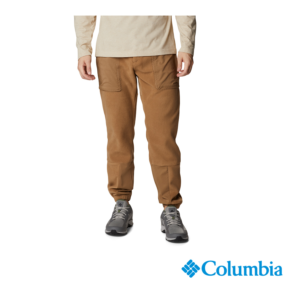Columbia哥倫比亞 男款-保暖刷毛長褲-棕色 UAE19890BN / FW22