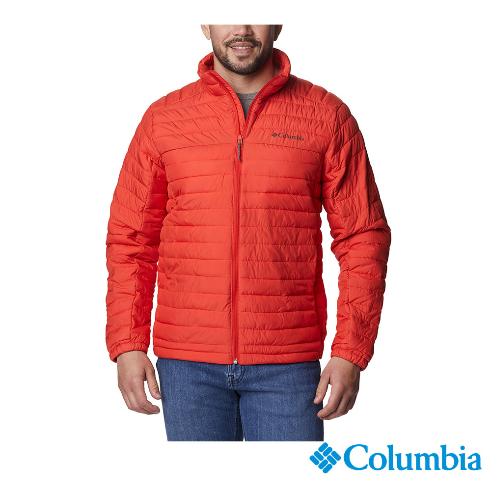Columbia 哥倫比亞 男款-立領外套-橘紅 UWE04490AH (2023春夏)