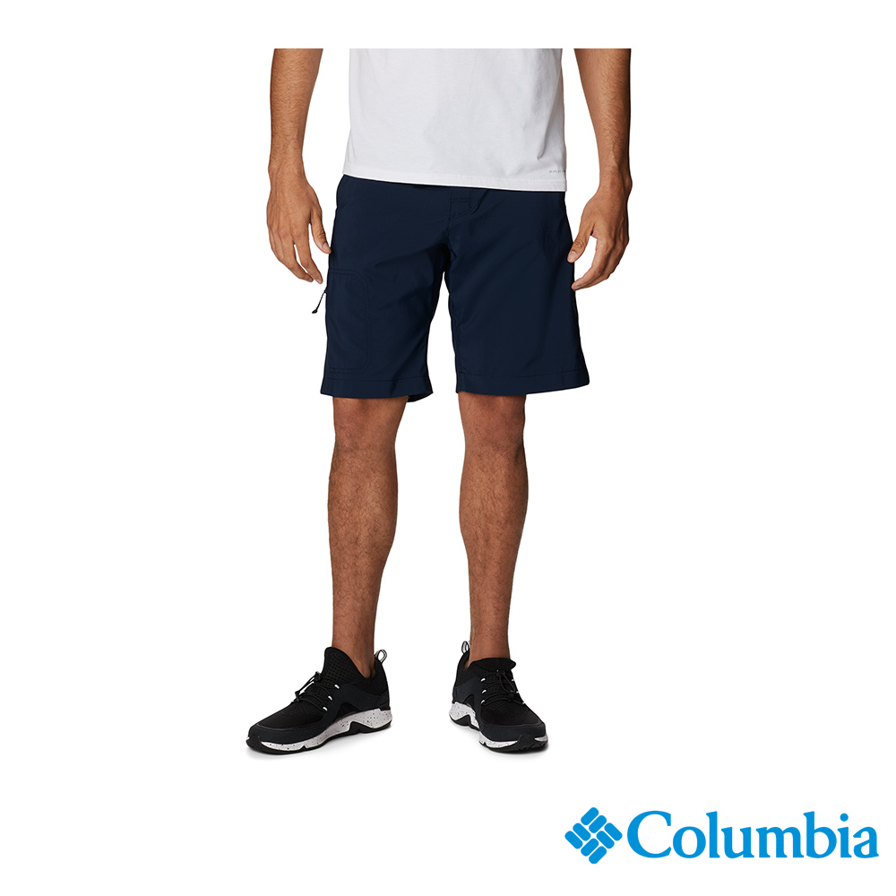 Columbia哥倫比亞 男款-Omni-Shade 超防曬UPF50快排短褲-深藍 UAE95700NY (2023春夏)