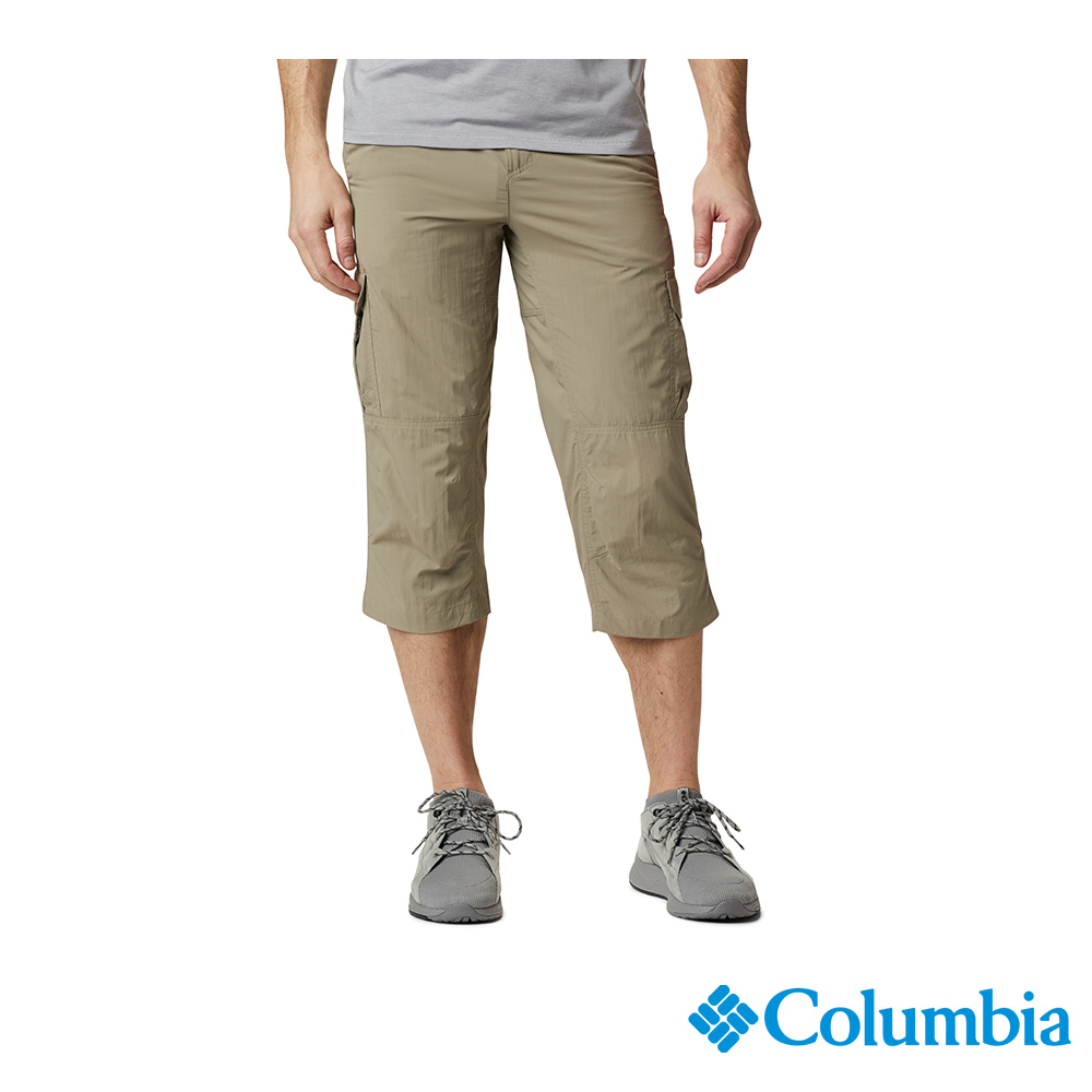 Columbia哥倫比亞 男款-Omni-Shade UPF50快排七分褲-卡其 UXO06620KI (2023春夏)