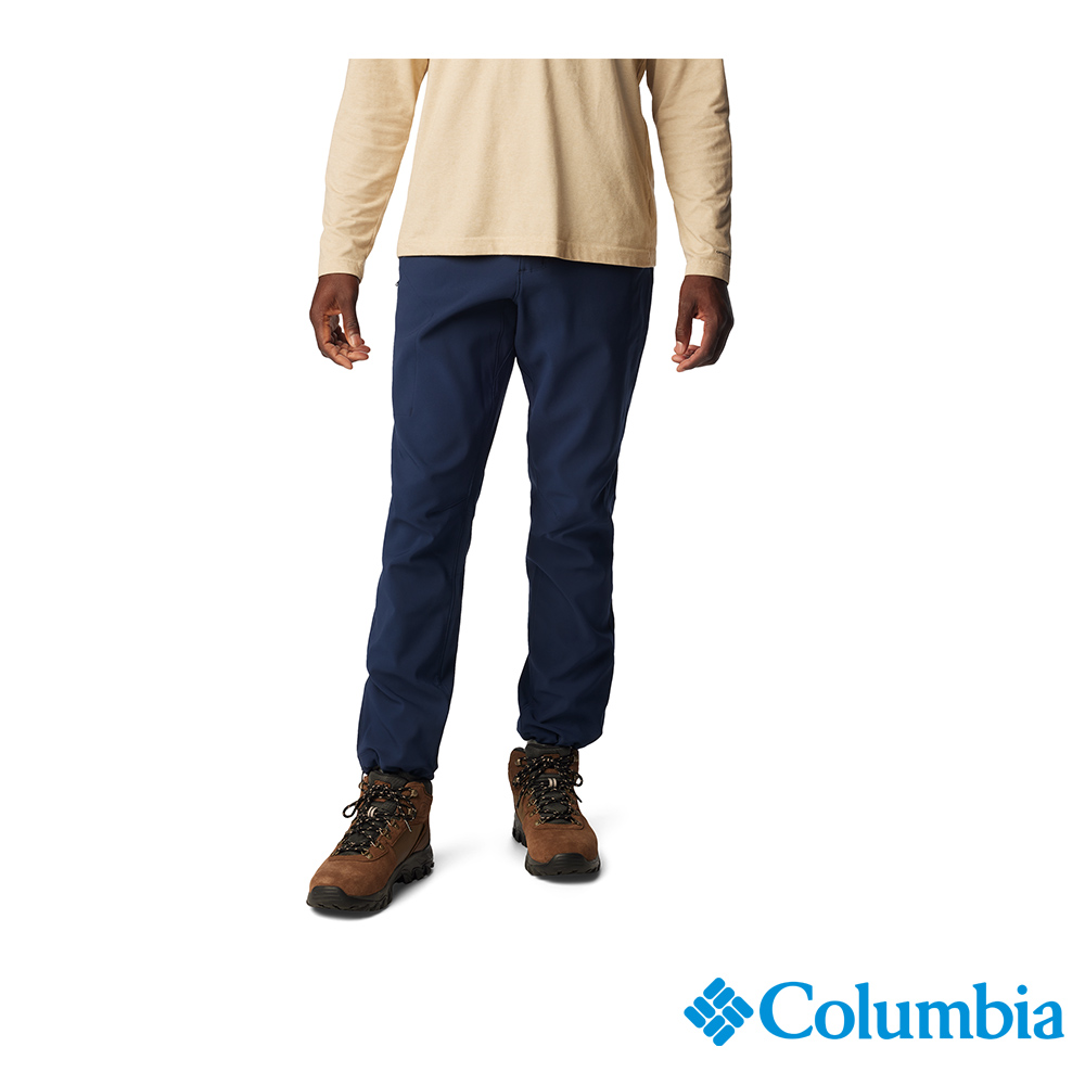 Columbia 哥倫比亞 男款 - Passo Alto™ 保暖防潑長褲-深藍 UAE30440NY-HF