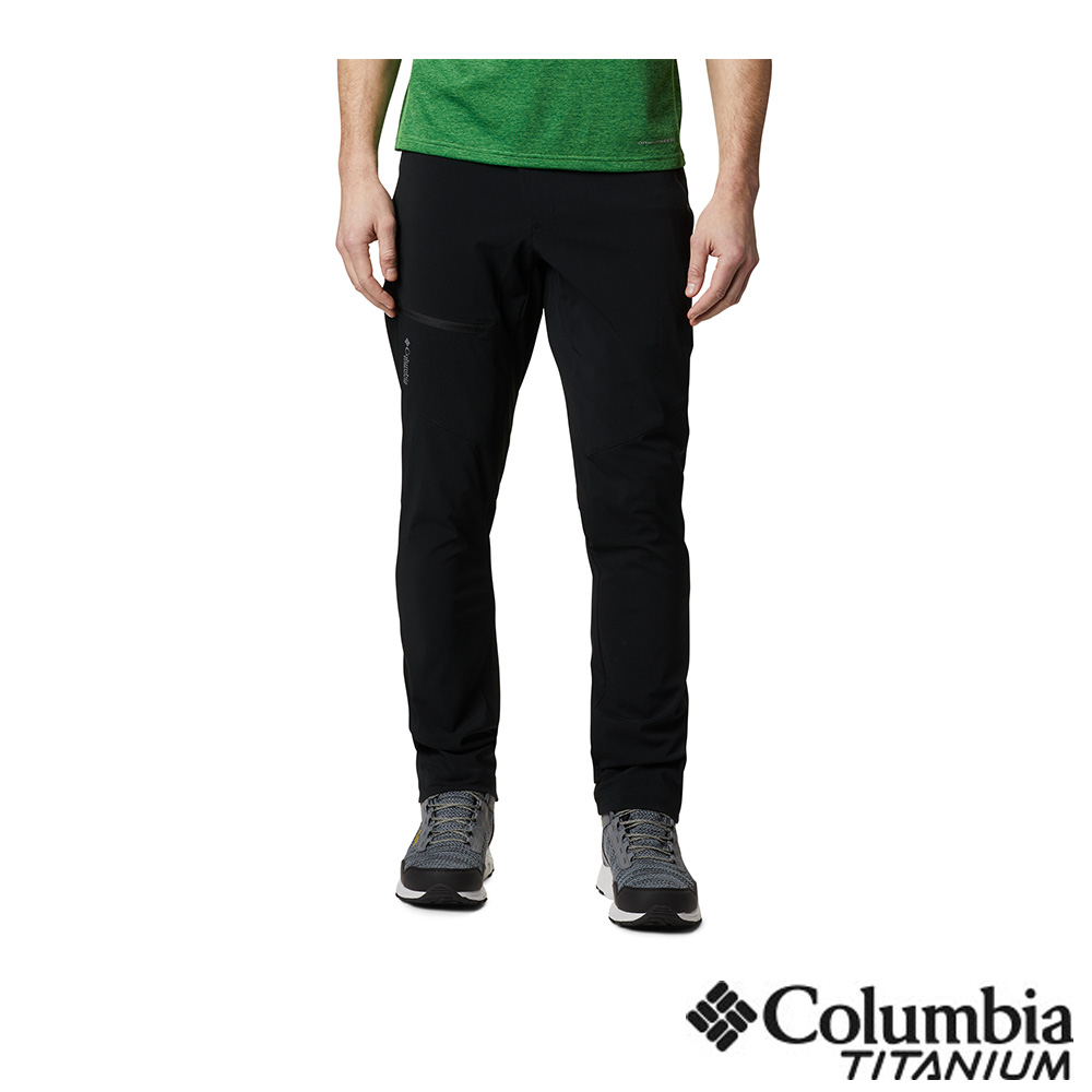 Columbia哥倫比亞 男款-鈦 Omni-Shield™防潑UPF50長褲-黑色 UAE03170BK (2024春夏)